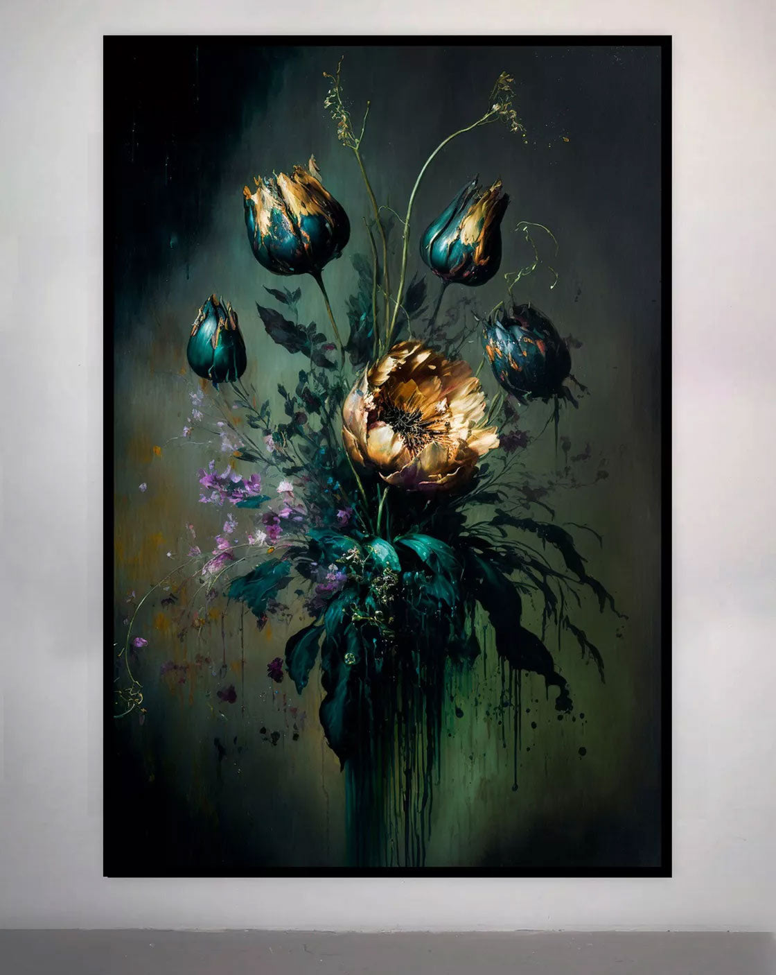 Teal and Gold